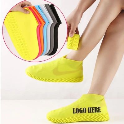 REUSABLE WATERPROOF SILICONE SHOE COVERS