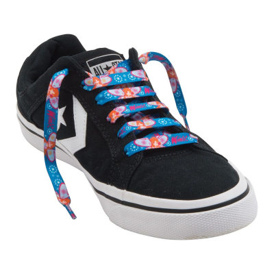 FLAT POLYESTER SHOELACES (FULL COLOUR)