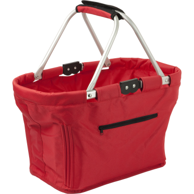 FOLDING SHOPPER TOTE BAG in Red