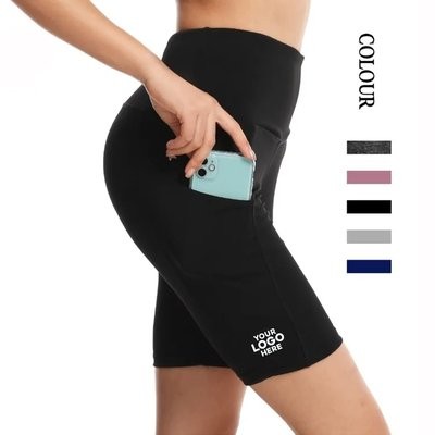 HIGH WAIST BIKER SHORTS YOGA