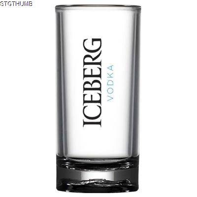 REUSABLE STRAIGHT SIDED SHOT GLASS 50ML - POLYCARBONATE