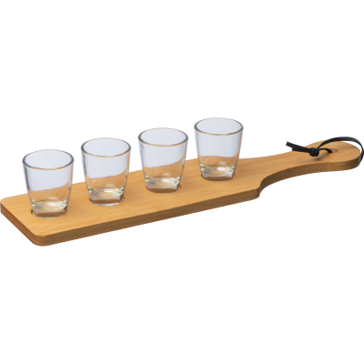 SHOT GLASS SET in Beige