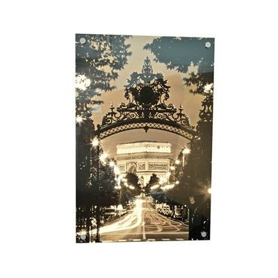 LARGE FLOATING EFFECT POLISHED ACRYLIC WALL FRAME SIGNAGE ACRYLIC PANEL