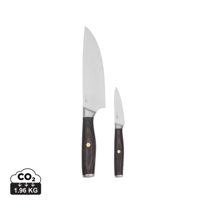 VINGA TARA STEEL CHEFS SET in Steel, Black