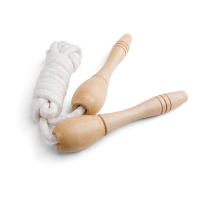 JUMPI SKIPPING ROPE with Wood Handles