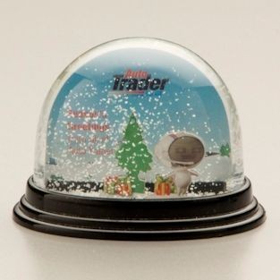 CLASSIC OVAL SNOW GLOBE SHAKER SNOW DOME SHAKER PAPERWEIGHT