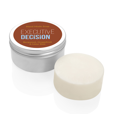 BERGAMOT AND GRAPEFRUIT HAND MADE SOAP in a Tin (65G)