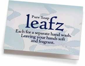 HAND SOAP LEAVES in Compact Card