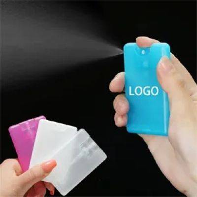 RECTANGULAR CREDIT CARD STYLE ANTIBACTERIAL SANITISER SPRAY