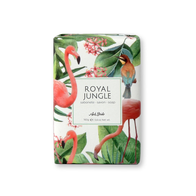ROYAL JUNGLE SOAPS ENRICHED with Green Clay in Light Pink