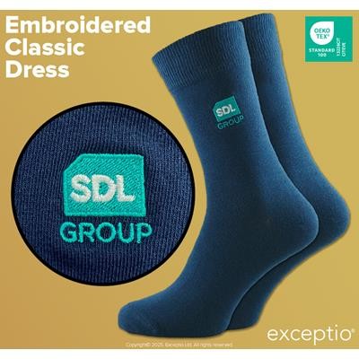 EMBROIDERED CLASSIC DRESS SOCKS