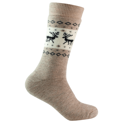 FULL CREW - FULL TERRY CREW SOCKS (DEER DESIGN)
