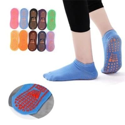 NON SLIP YOGA PILATES HOSPITAL SLIPPER SOCKS