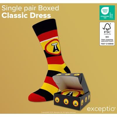 SINGLE PAIR BOXED CLASSIC DRESS SOCKS