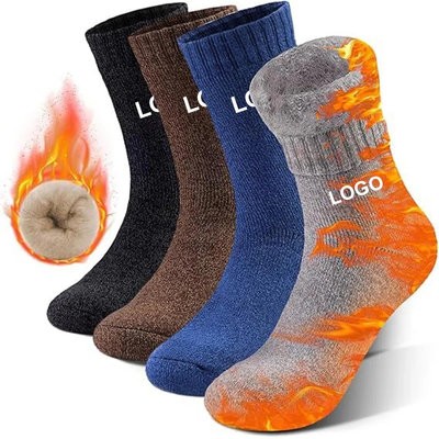 WARM WINTER THERMAL INSULATED THICK CUSHION HIKING SOCKS