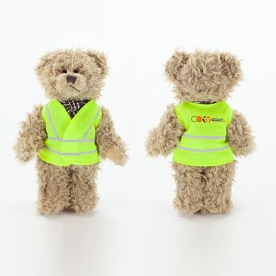 25CM WINDSOR BEAR with Hi-vis Vest