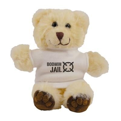 5 INCH TALL CHESTER BEAR with White Tee Shirt