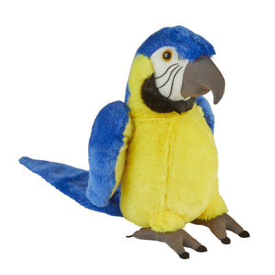 BLUE & GOLD MACAW SOFT TOY