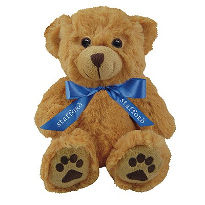 DEXTER SOFT TOY BEAR with Neck Bow