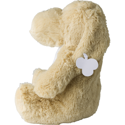 PLUSH DOG with Tag in Beige - PROMOTIONAL CORPORATE GIFT