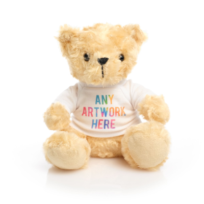 PRINTED 16CM VICTORIA BEAR