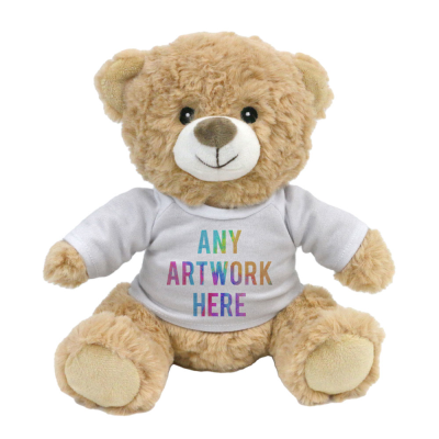 PRINTED ECO 20CM HONEY CATHERINE BEAR