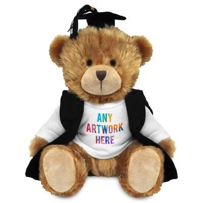 PRINTED GRADUATE CHARLES TEDDY BEAR with Graduation Outfit