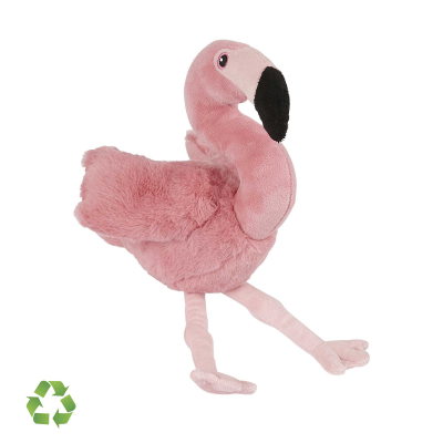 RECYCLED FLAMINGO SOFT TOY