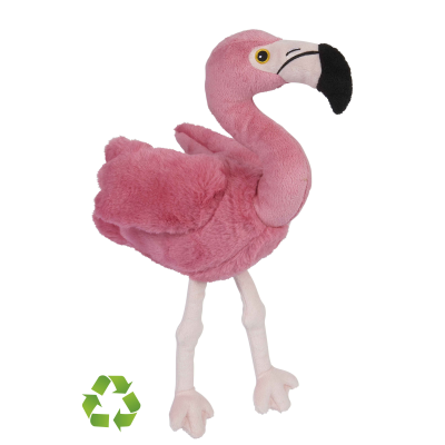RECYCLED FLAMINGO SOFT TOY