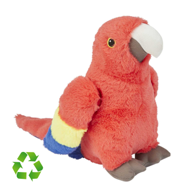 RECYCLED SCARLET MACAW SOFT TOY