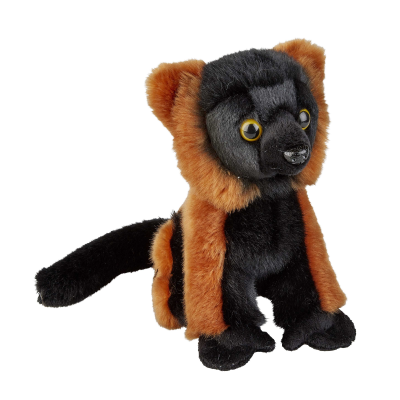 RED RUFFED LEMUR SOFT TOY