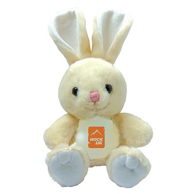SOFT PLUSH RABBIT with Printed Sash