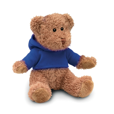 TEDDY BEAR PLUS with Hooded Hoody in Blue
