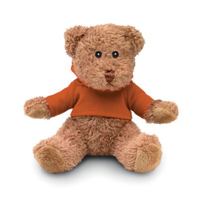 TEDDY BEAR PLUS with Hooded Hoody in Orange