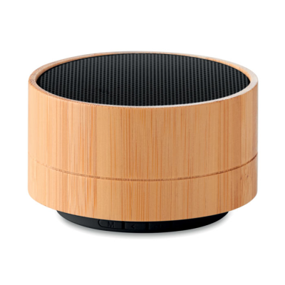 3W BAMBOO CORDLESS SPEAKER in Black