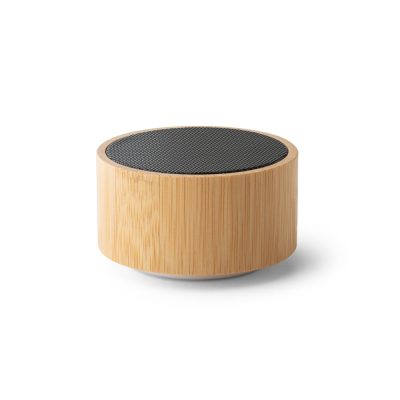 ARBER PORTABLE 3W SPEAKER with 2H Battery Life in Bamboo & ABS in Natural