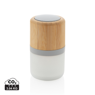 BAMBOO COLOUR CHANGING 3W SPEAKER LIGHT in White