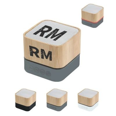BAMBOO CORDLESS BLUETOOTH SPEAKER - PROMOTIONAL CORPORATE GIFT