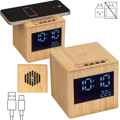 BAMBOO SPEAKER in Beige