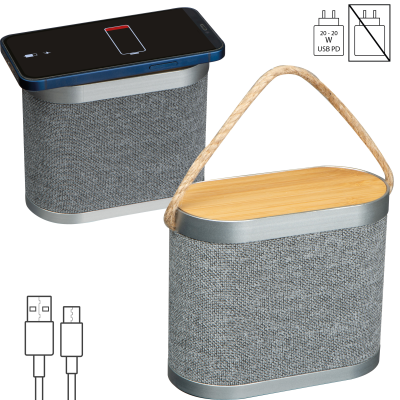 BLUETOOTH SPEAKER in Silvergrey