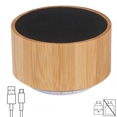 BLUETOOTH SPEAKER with Bamboo Coating