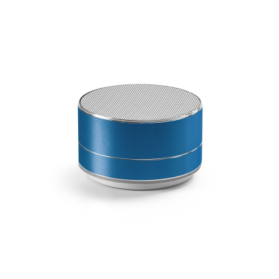FLOREY PORTABLE 3W SPEAKER with 3H Battery Life in Recycled Aluminium Metal in Blue
