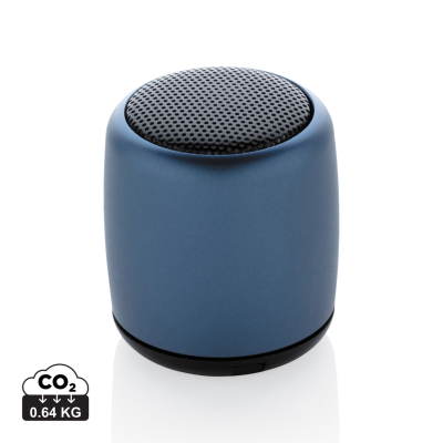MINI ALUMINUM CORDLESS SPEAKER in Blue