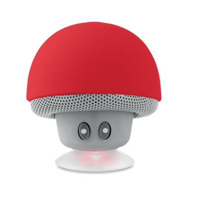 MUSHROOM 3W CORDLESS SPEAKER in Red
