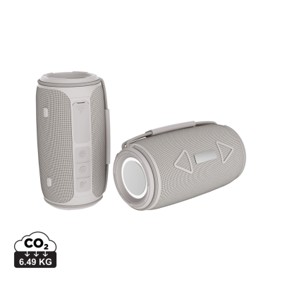 PRISMA RCS RECYCLED PLASTIC IPX 4 WATERPOOF 16W SPEAKER in Grey