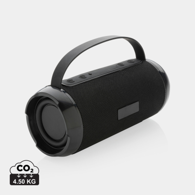 RCS RECYCLED PLASTIC SOUNDBOOM WATERPROOF 6W SPEAKER in Black