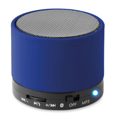 ROUND CORDLESS SPEAKER in Blue