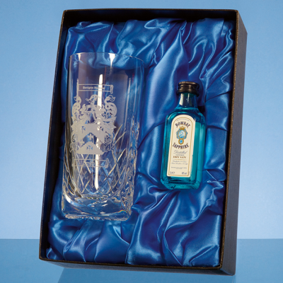 HIGH BALL GIFT SET with a 5Cl Mini Bottle of Gin