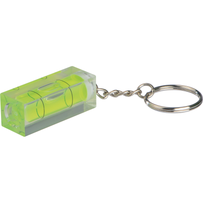 SPIRIT LEVEL KEYRING in Yellow 