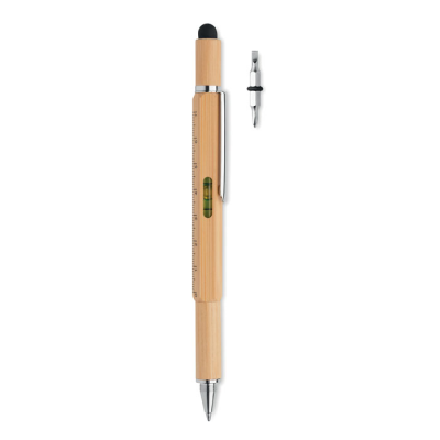 SPIRIT LEVEL PEN in Bamboo in Brown
